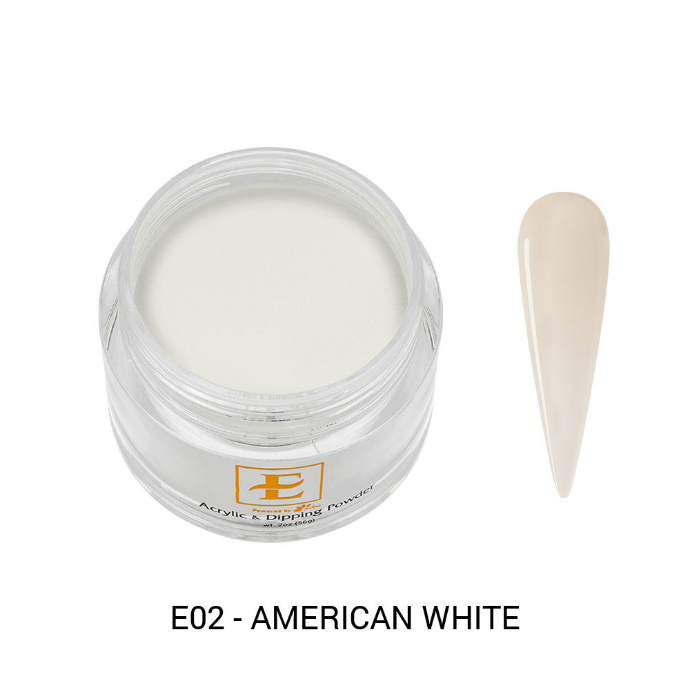 E Acrylic & Dip Powder - #02 American White