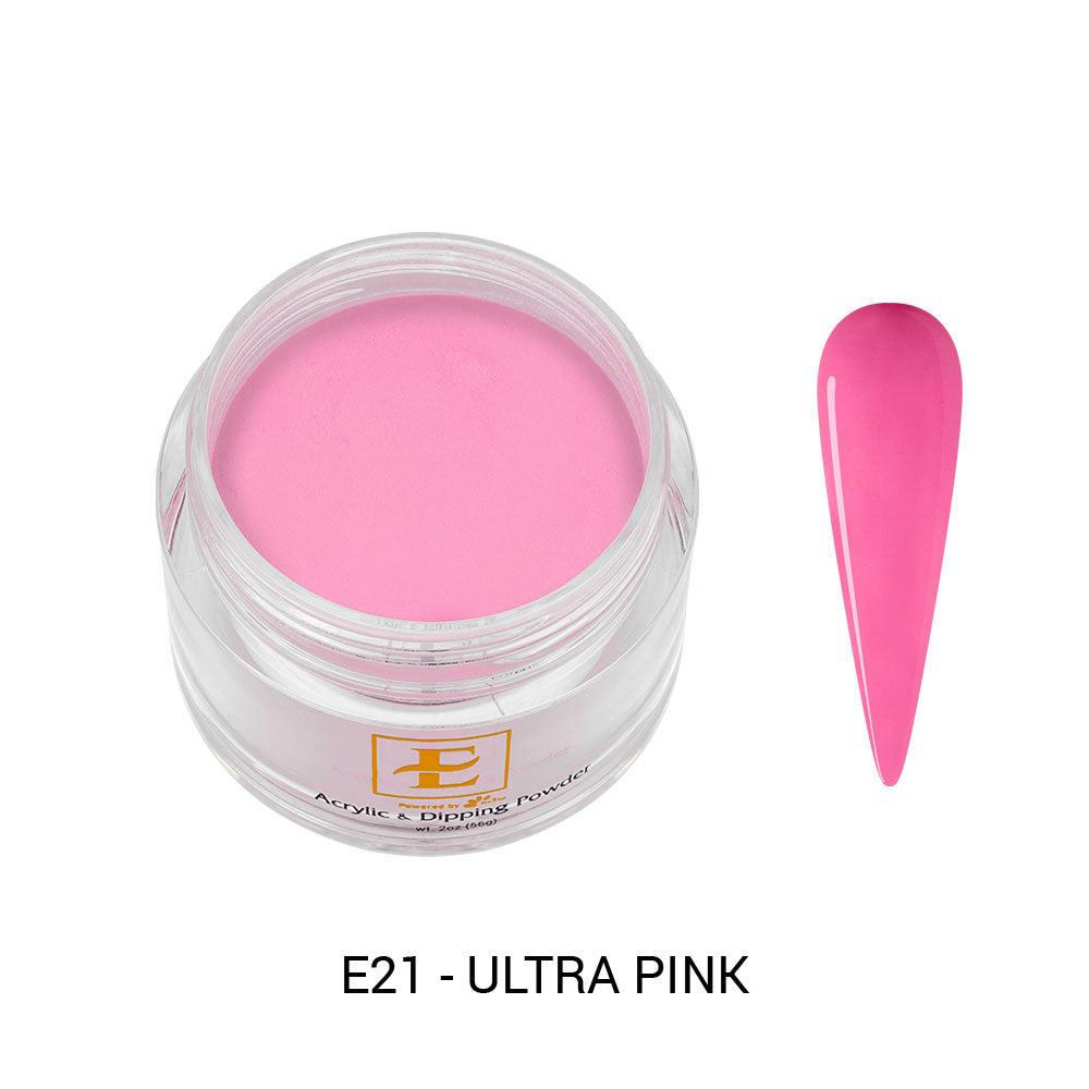 E Acrylic & Dip Powder - #21 Ultra Pink