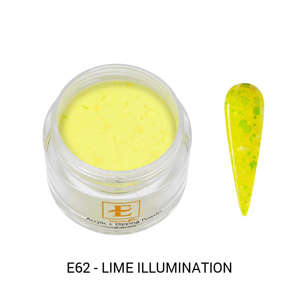 E Acrylic & Dip Powder - #62 Lime Illumination
