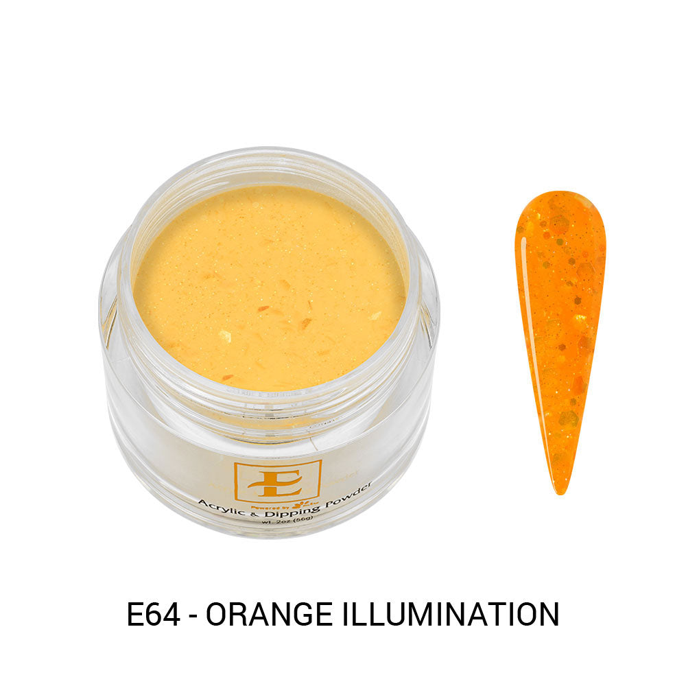 E Acrylic & Dip Powder - #64 Orange Illumination