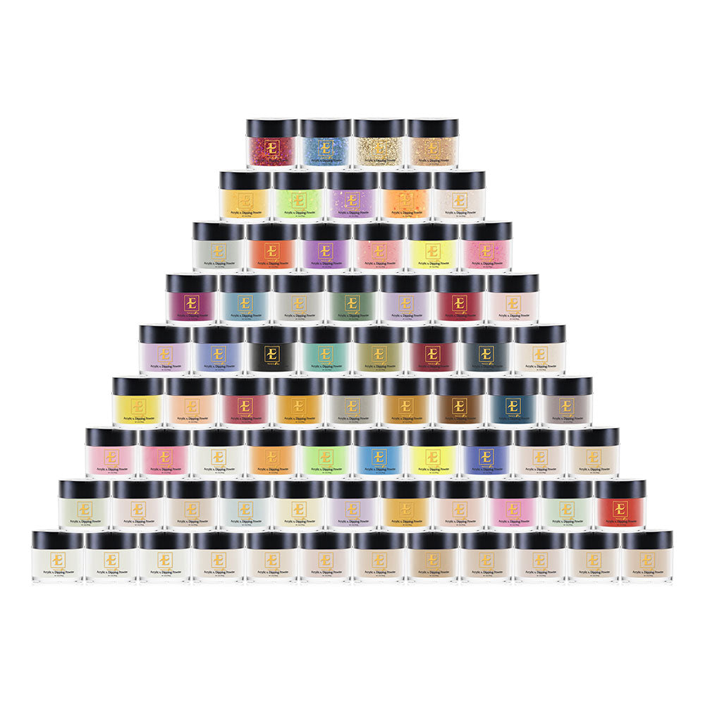 E Collection Acrylic & Dip Powders (Whole Set 72 Colors)
