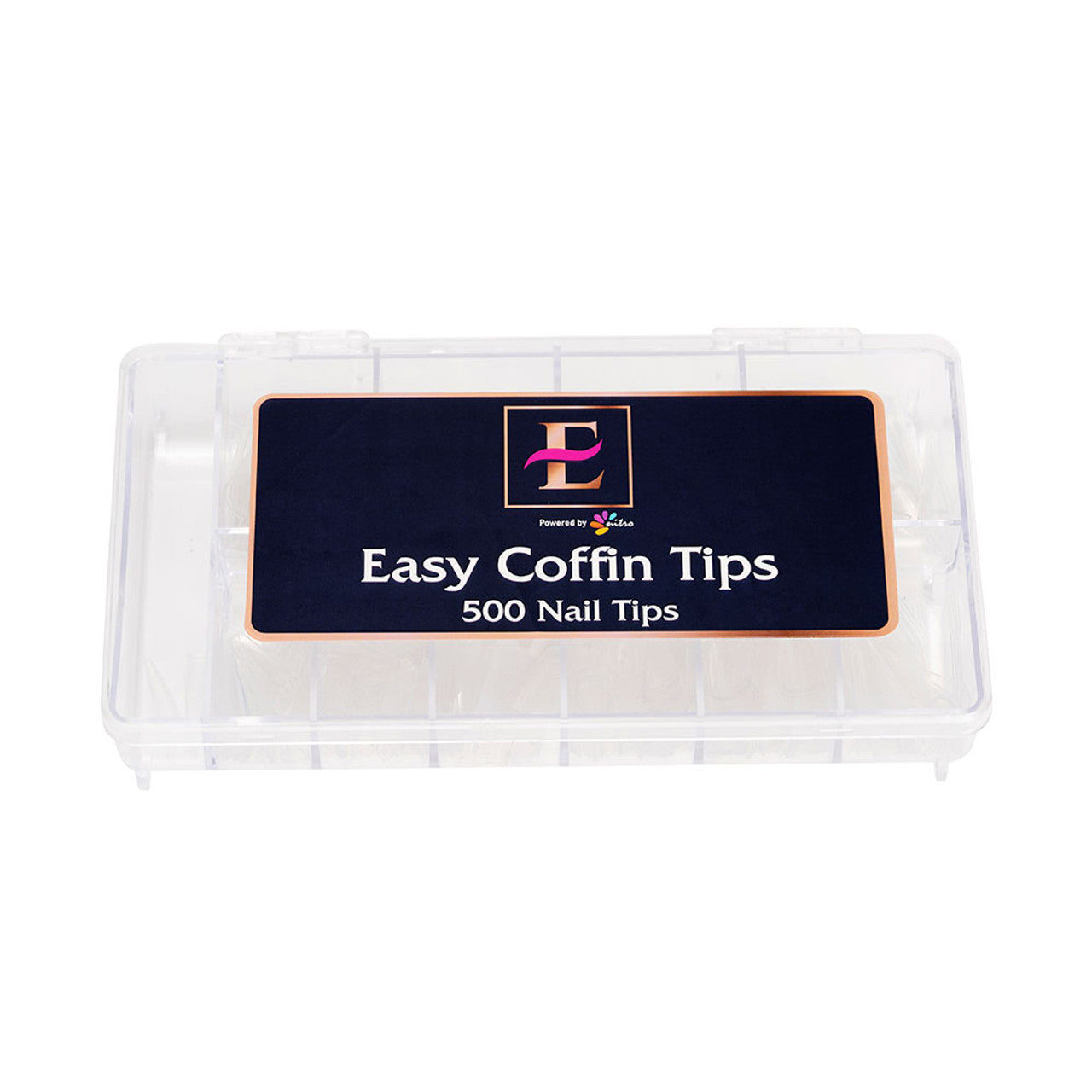 E Easy Coffin Shape Nail Tips (500 pcs)